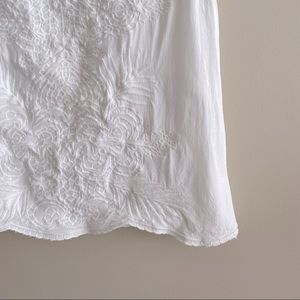 Umgee white embroidered top